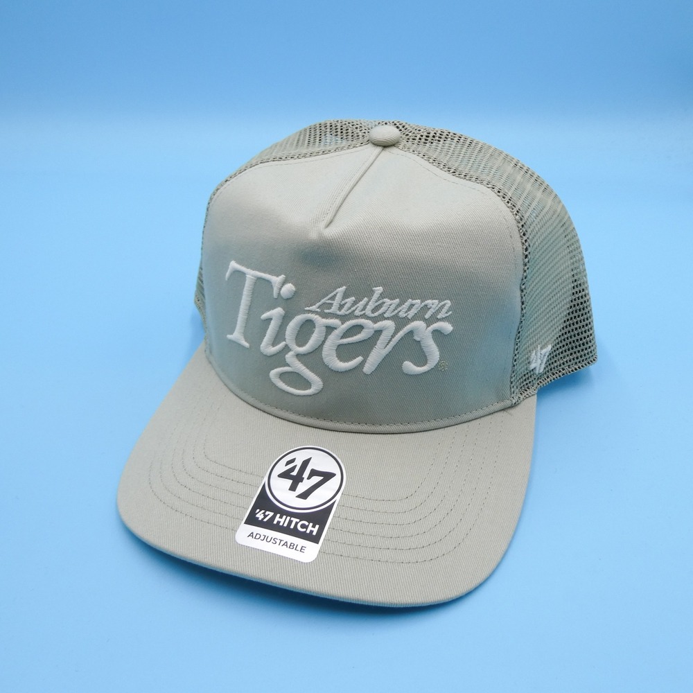 '47 Brand Hitch Hat Mens One Size Auburn Tigers Tan Mesh Snapback Cap